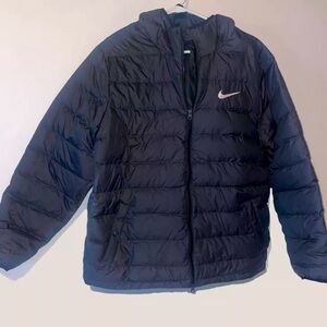 NIKE Windrunner Hooded Down Fill Puffer Jacket - Size: XL - Color: Black - NWOT